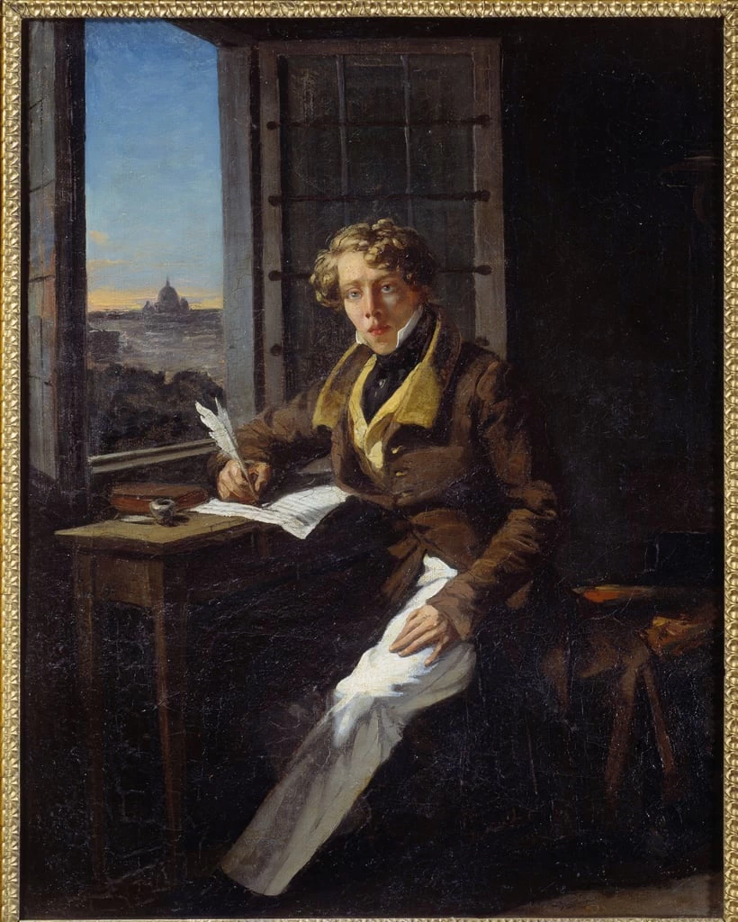 Joseph Désiré Court - Ritratto del compositore Victor Rifus, Musee des Beaux, Arts, Rouen
